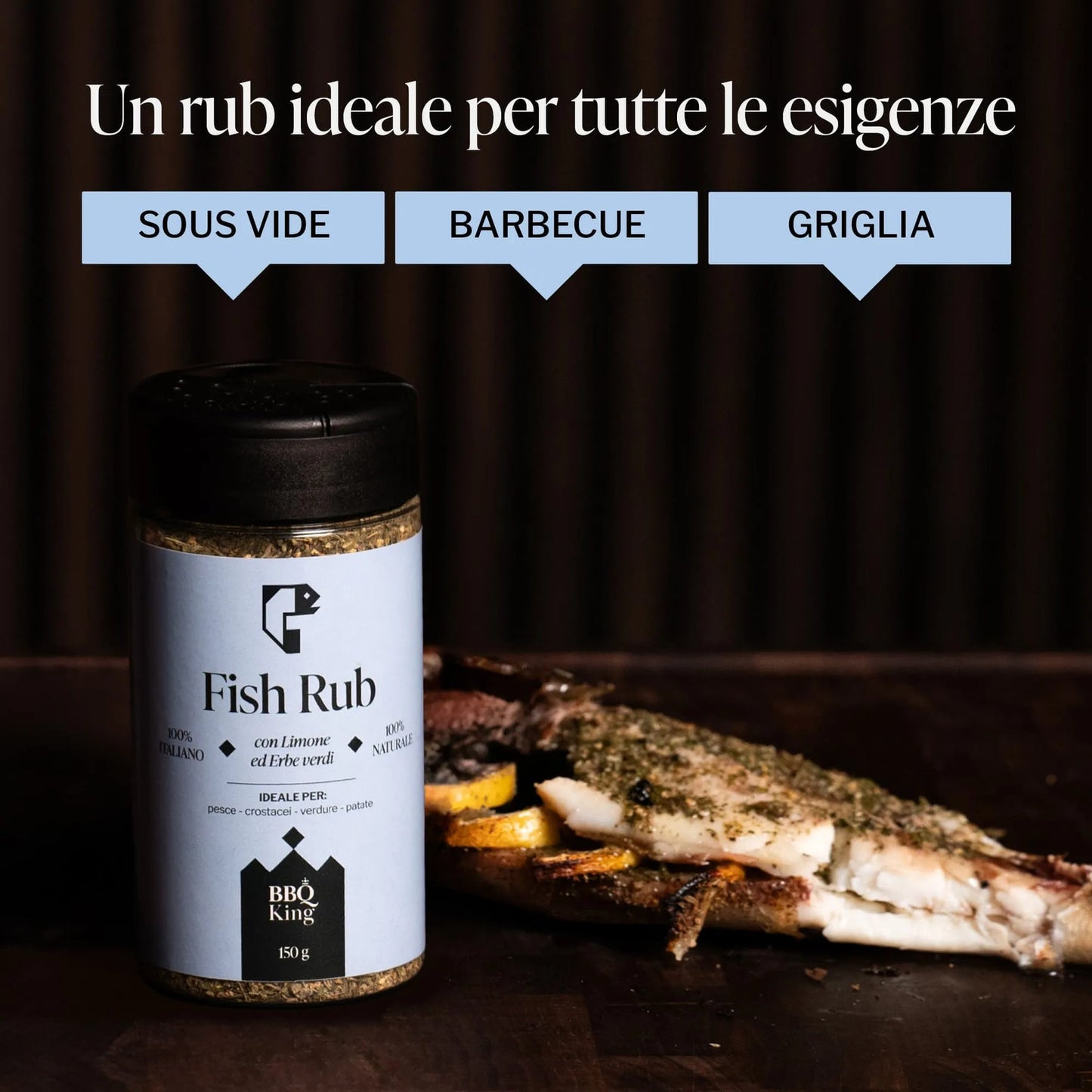 Bbq King Fish Rub 150Gr