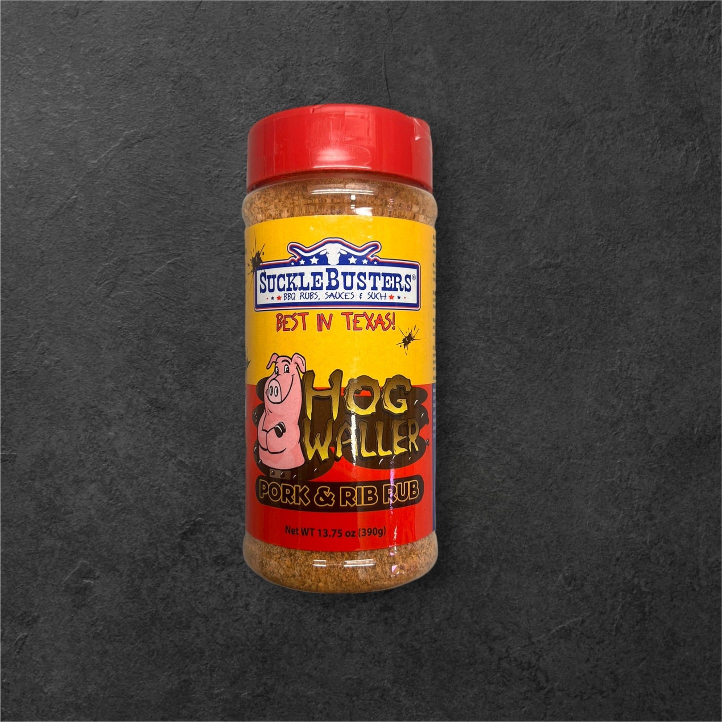 Sucklebusters ‘Hog Waller’ Bbq Miscela Di Spezie (Rub) – 390 (13,75 Oz)