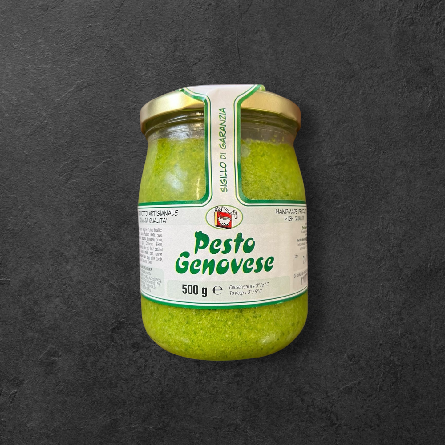 Pesto Genovese Prodotto Artigianale  500g  - Bottega del Pesto