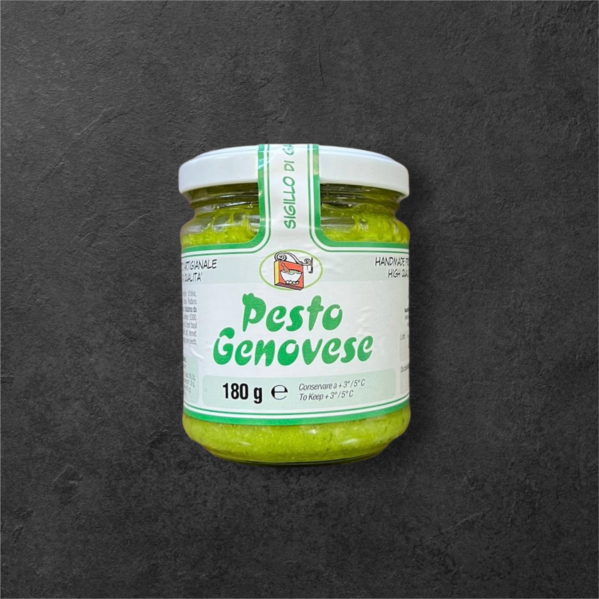 Pesto Genovese Prodotto Artigianale  180g  - Bottega del Pesto