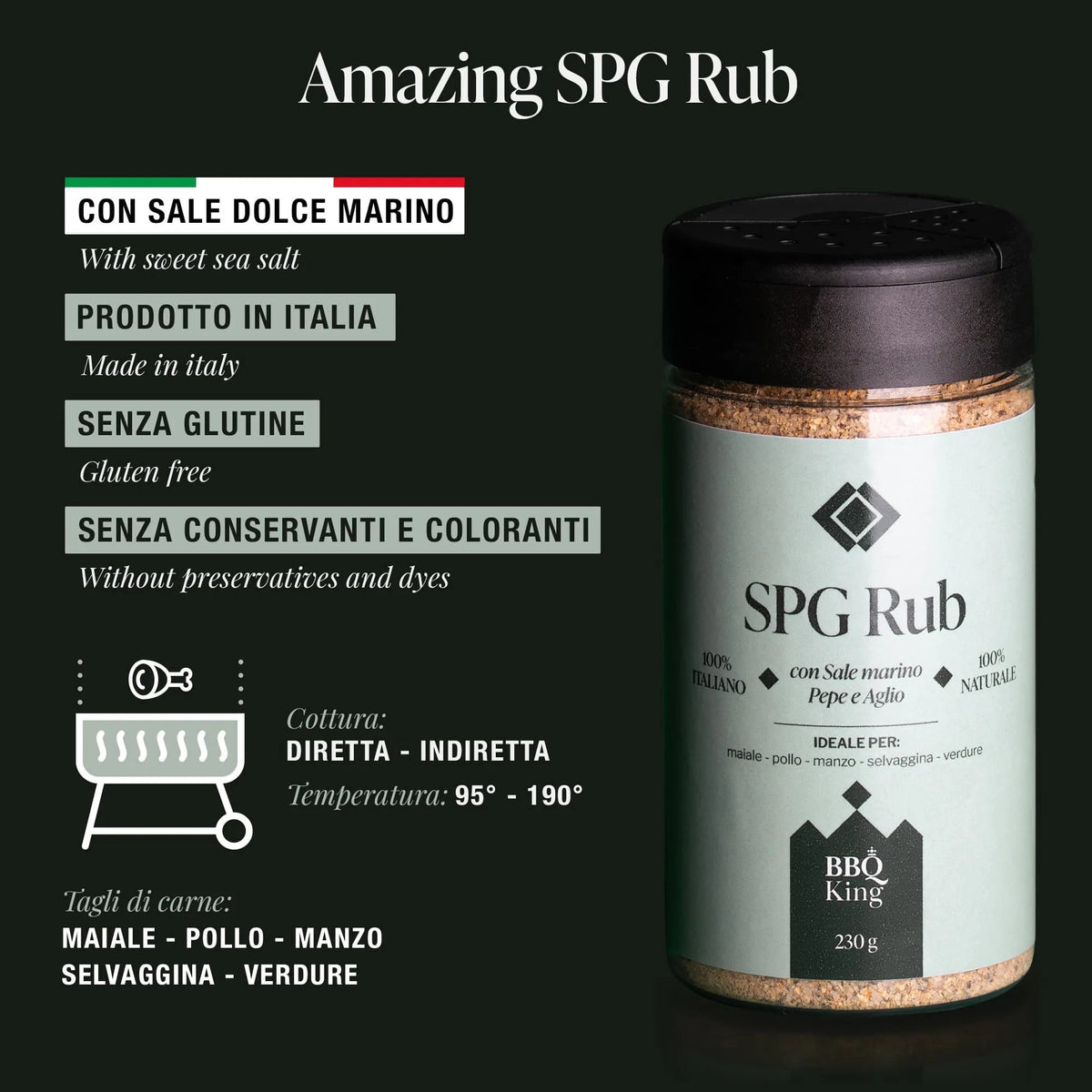 Bbq King Spg Rub 230G