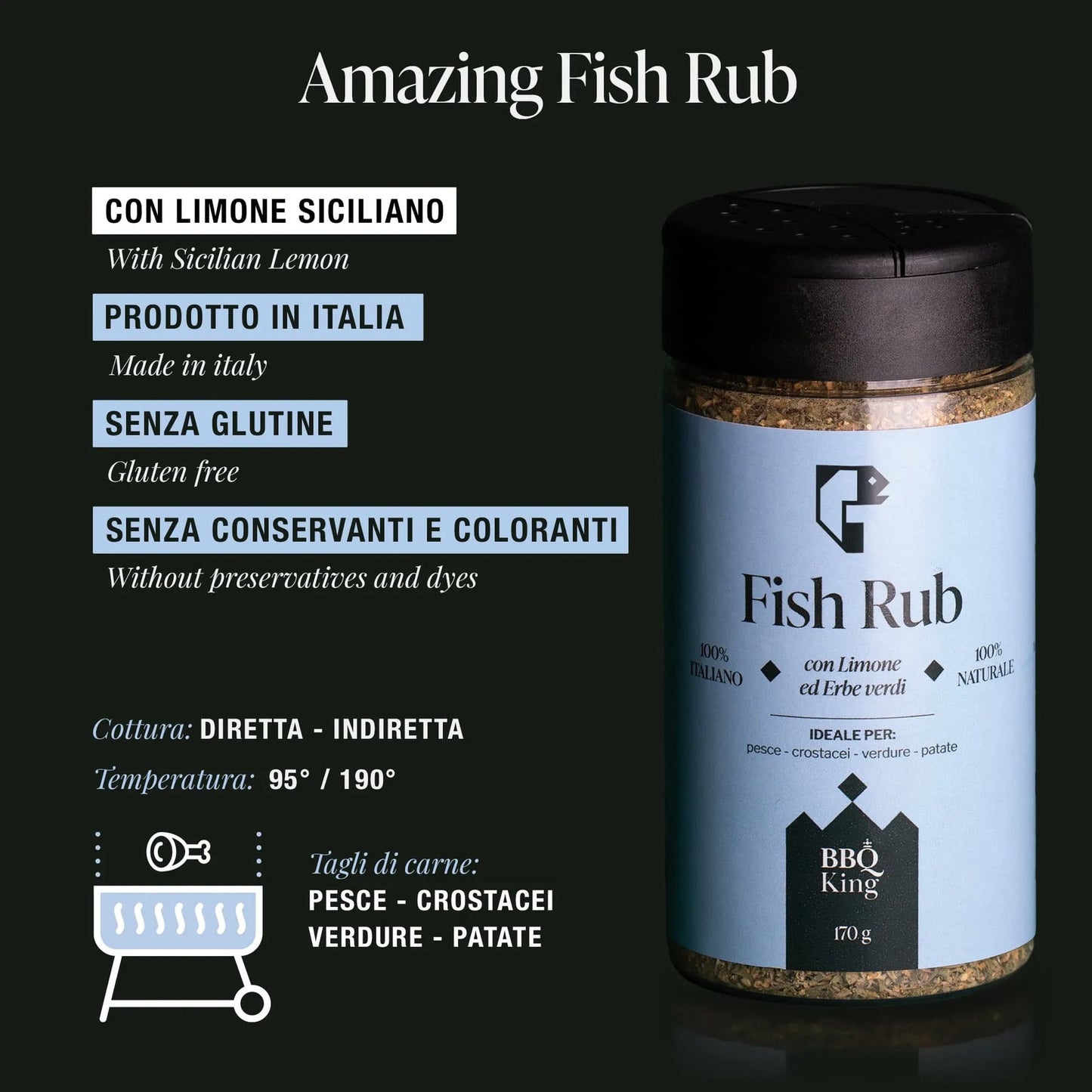 Bbq King Fish Rub 150Gr