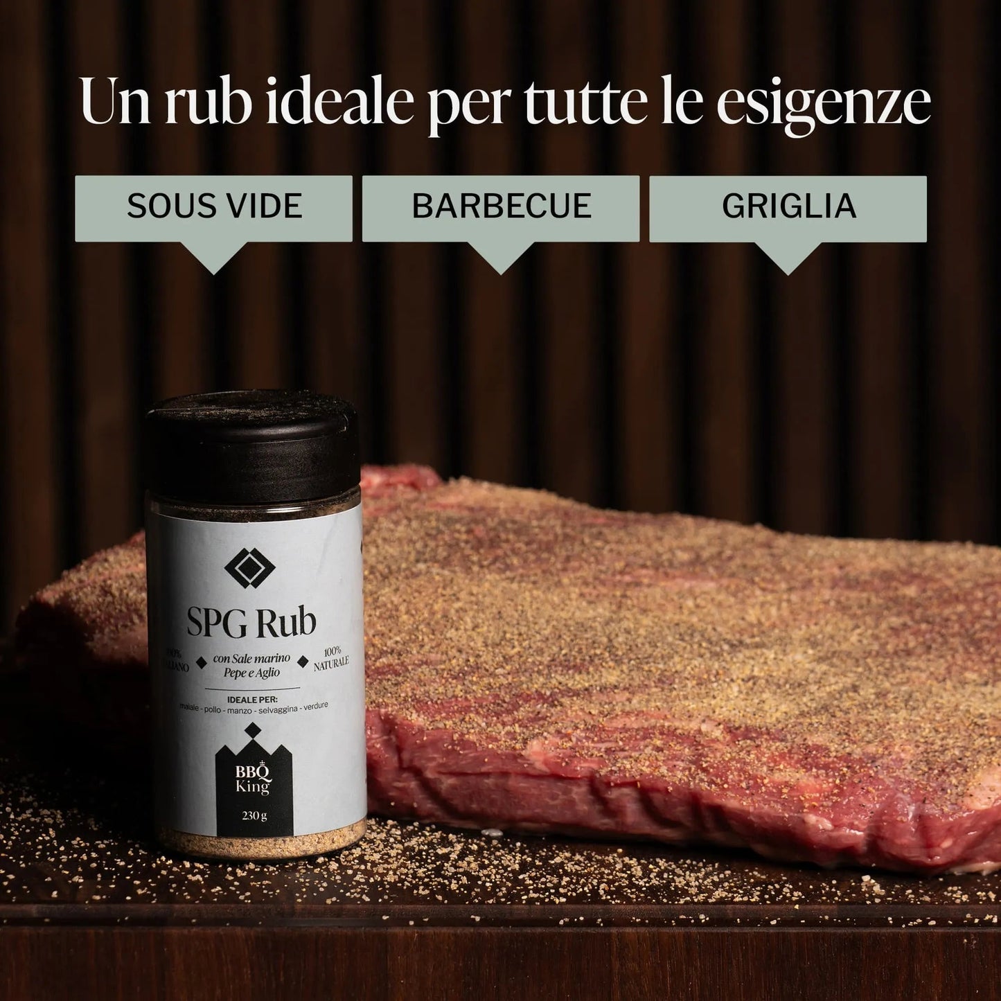 Bbq King Spg Rub 230G