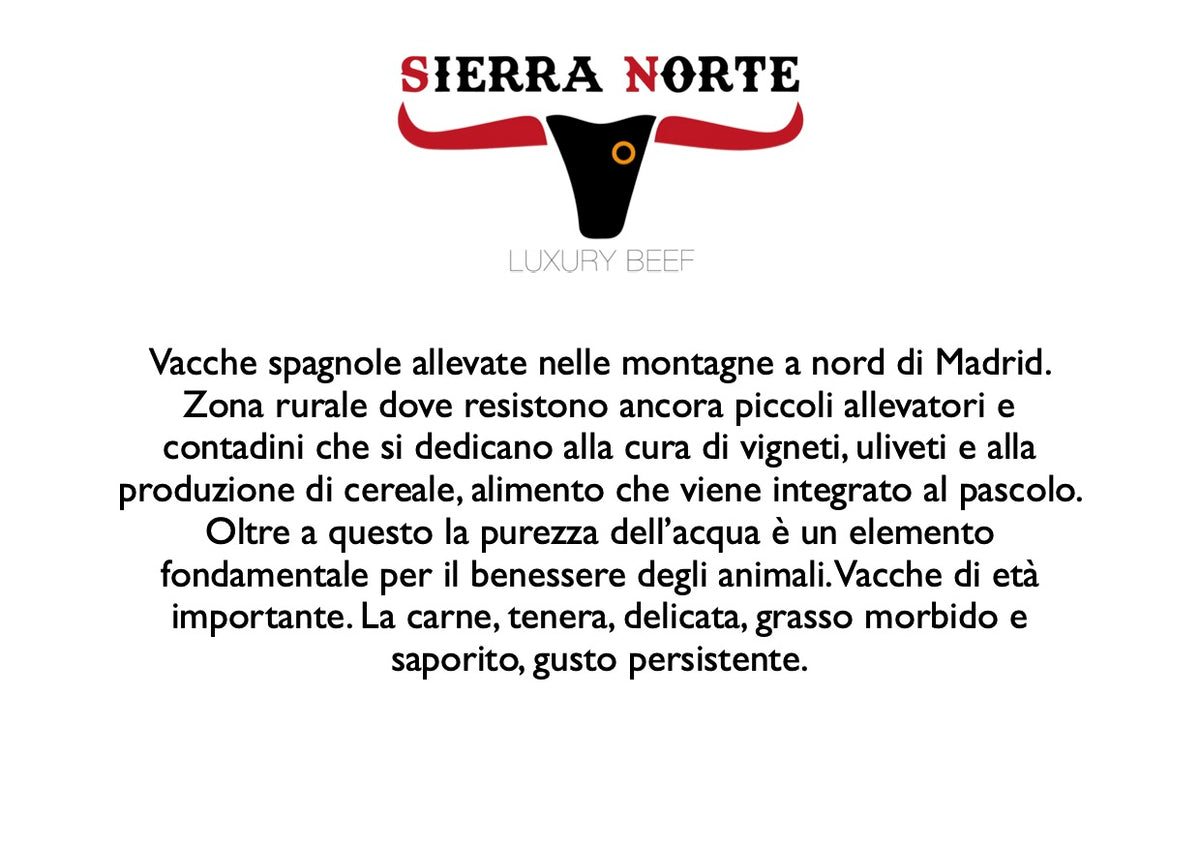 Costata Vacca Sierra Norte Luxury Beef Dry Aged